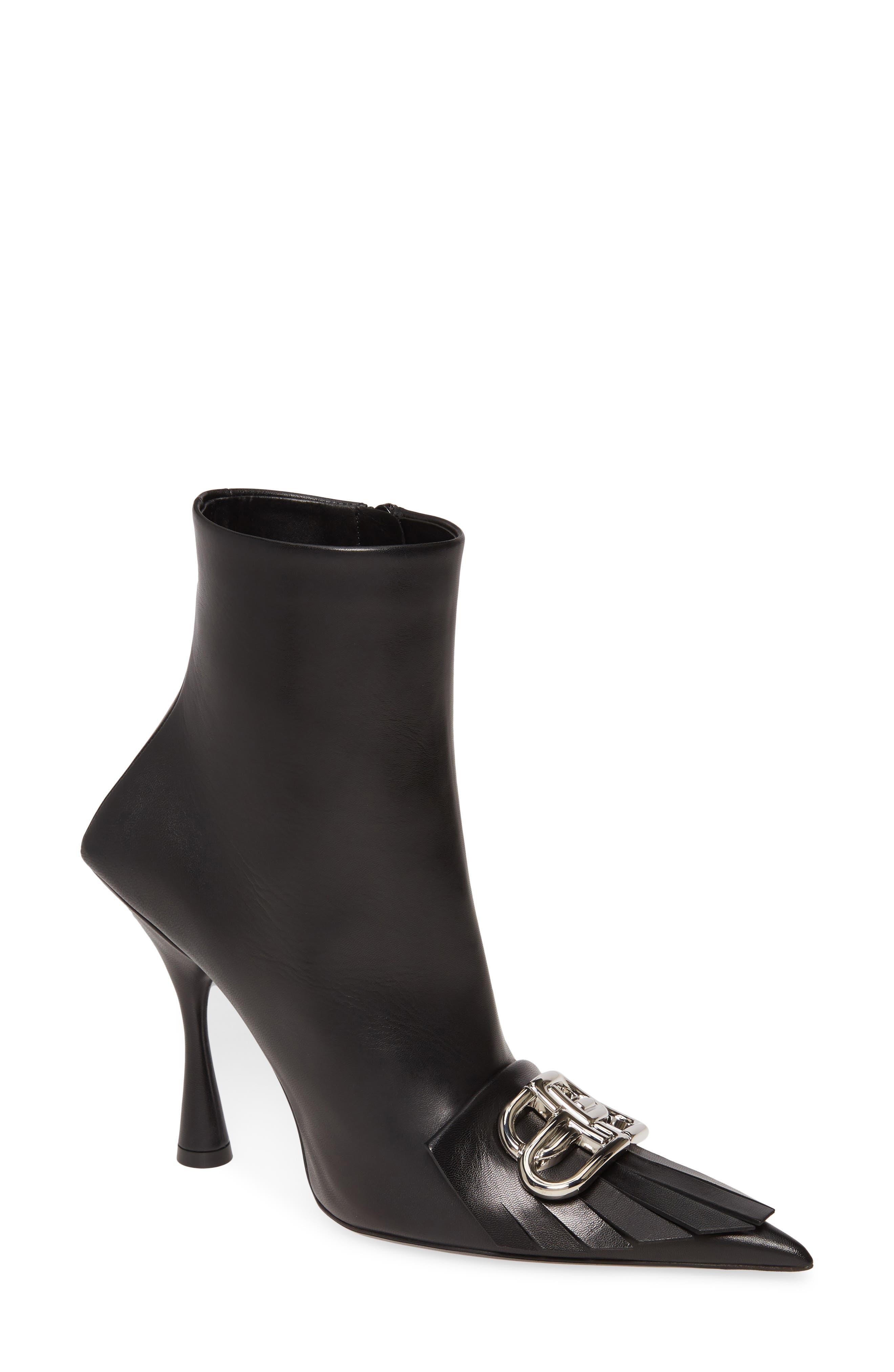 Balenciaga Fringe Knife Bootie, Main, color, 