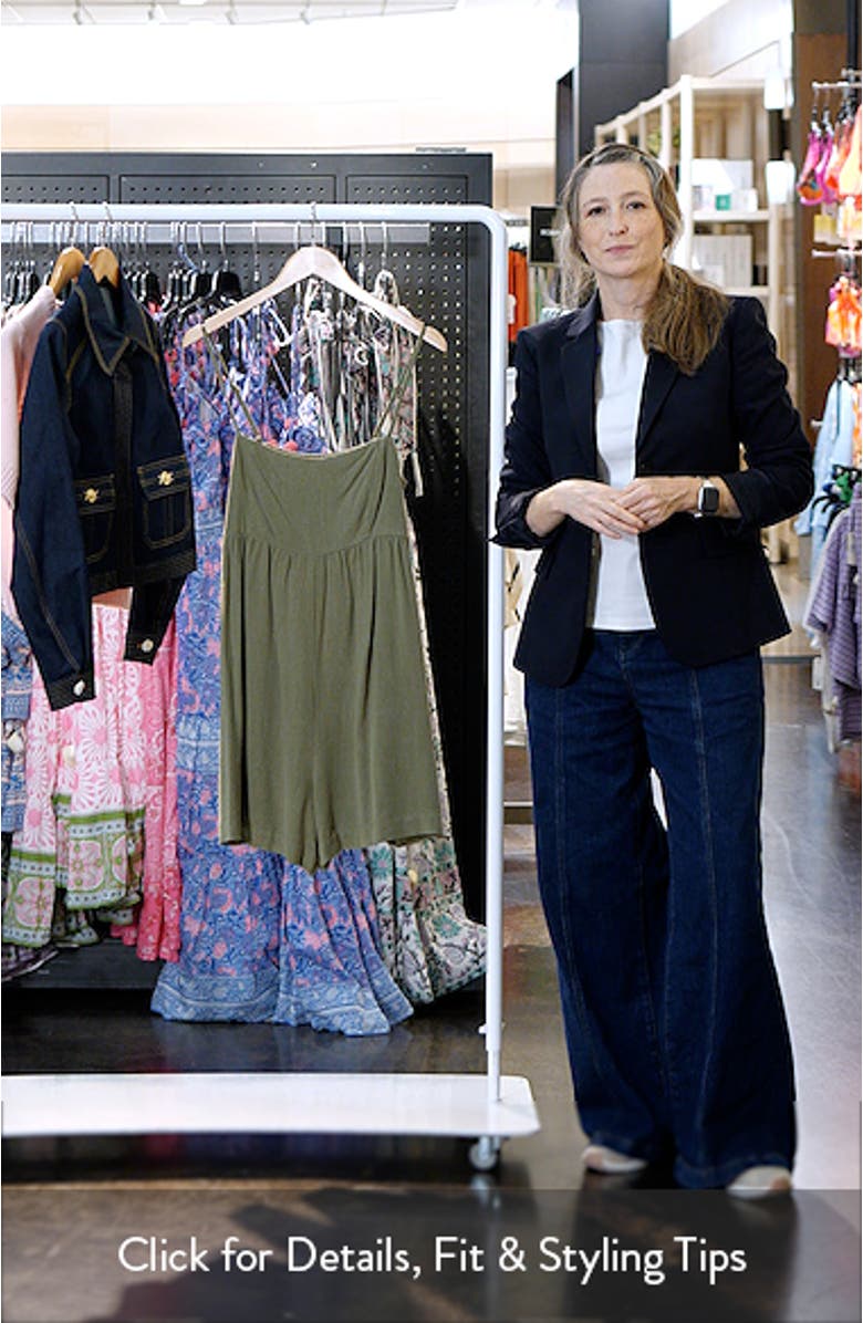 Quinley Linen Romper, sales video thumbnail