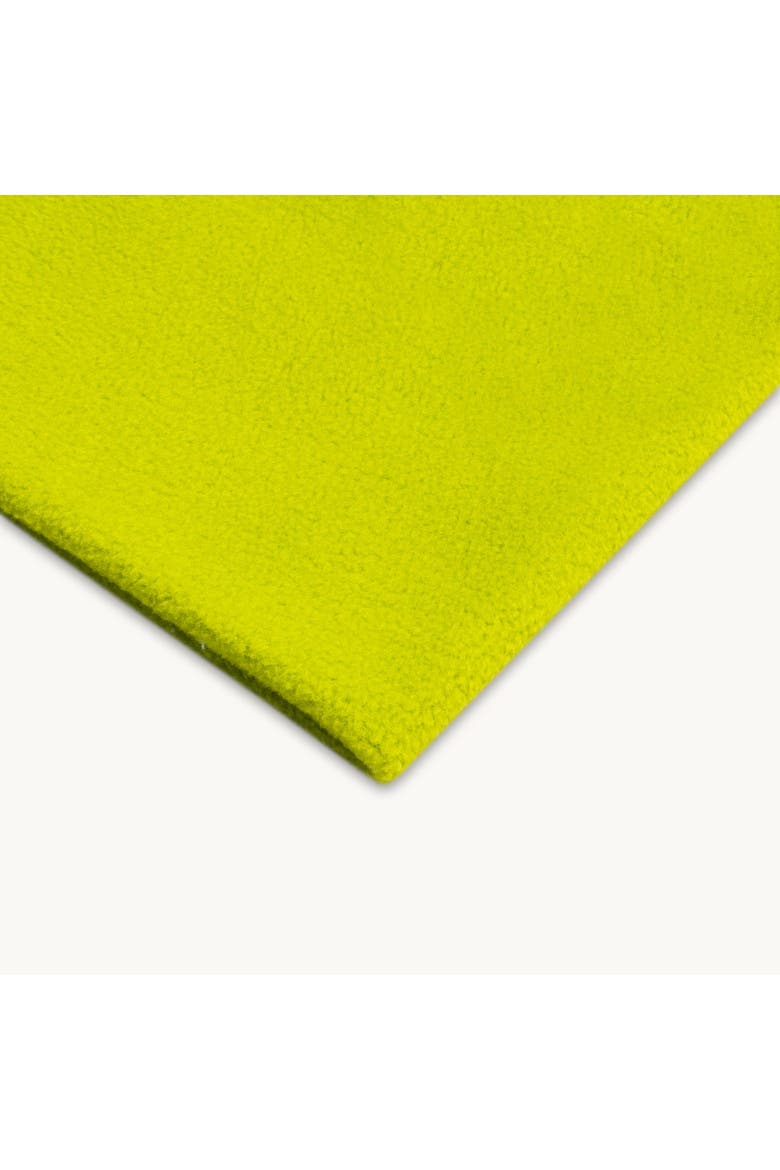 Double-Layer Fleece Neck Warmer, Alternate, color, Bright Lime