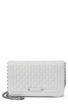 Longchamp Quilted Crossbody Wallet On a Chain