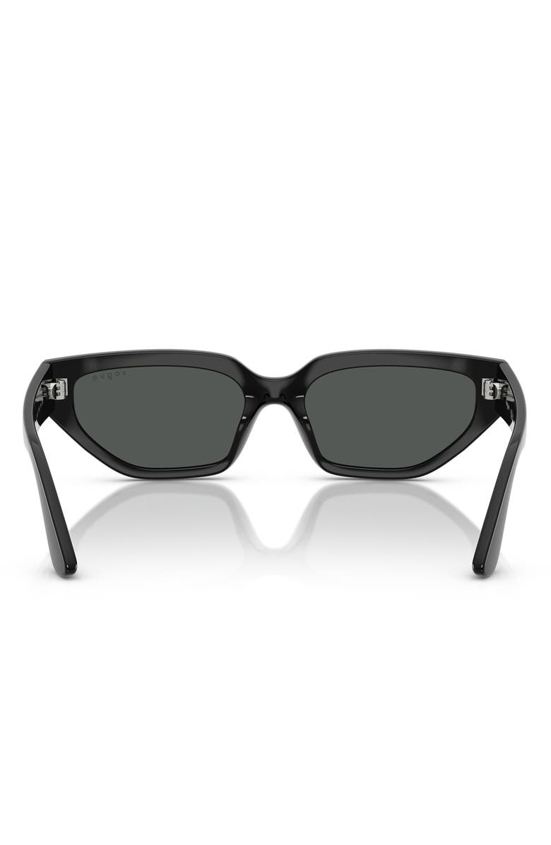 VOGUE Kids' 52mm Irregular Sunglasses, Alternate, color, Black
