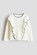 H&M Frill-trimmed Jumper