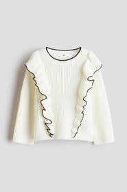 H&M Ruffle-trimmed sweater