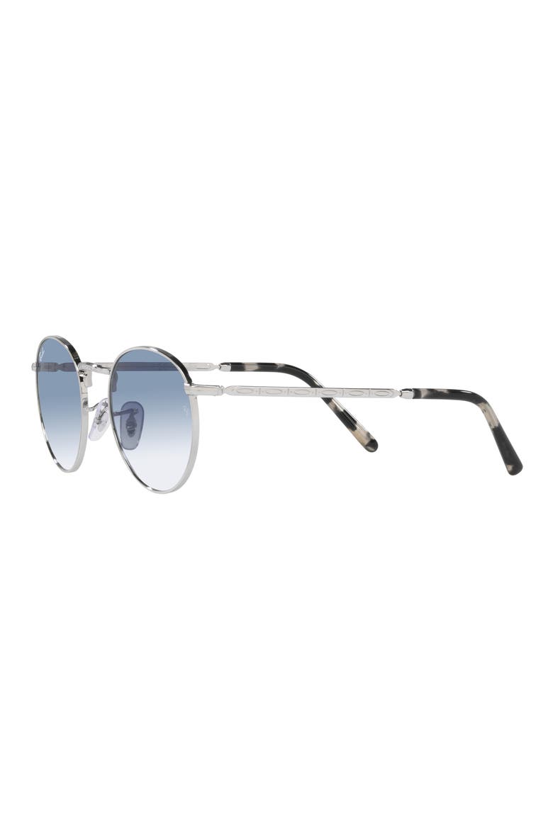 New Round 53mm Phantos Sunglasses, Alternate, color, SILVER