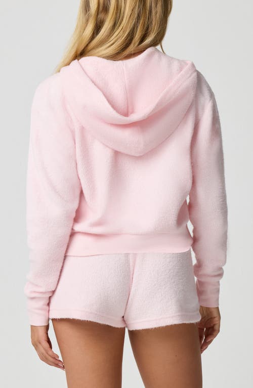Florence By Mills Supersoft Crop Hoodie In Pink