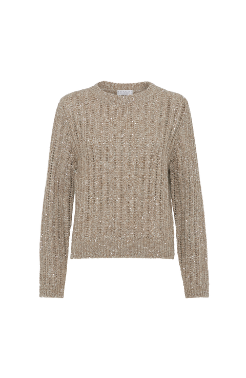 Dazzling rib sweater