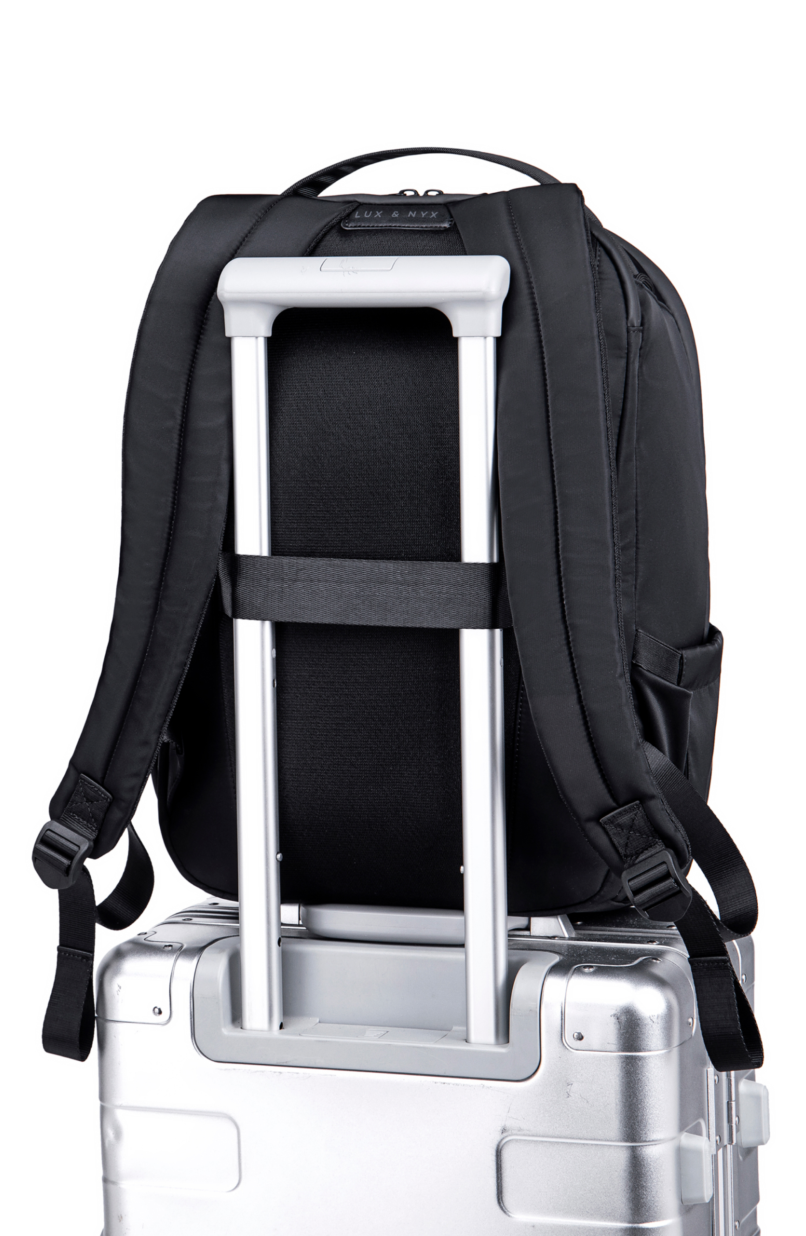 Lux and Nyx Origami 16-inch Laptop Backpack For Women, Alternate, color, Black