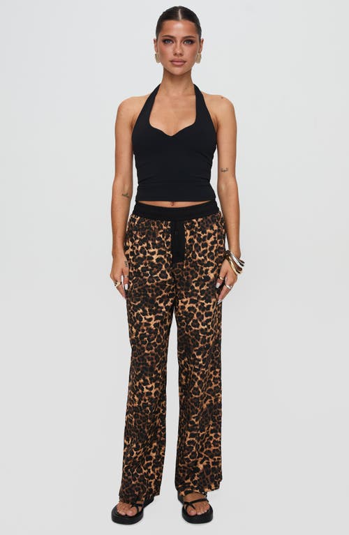 Princess Polly Zephura Leopard Print Boxer Pants