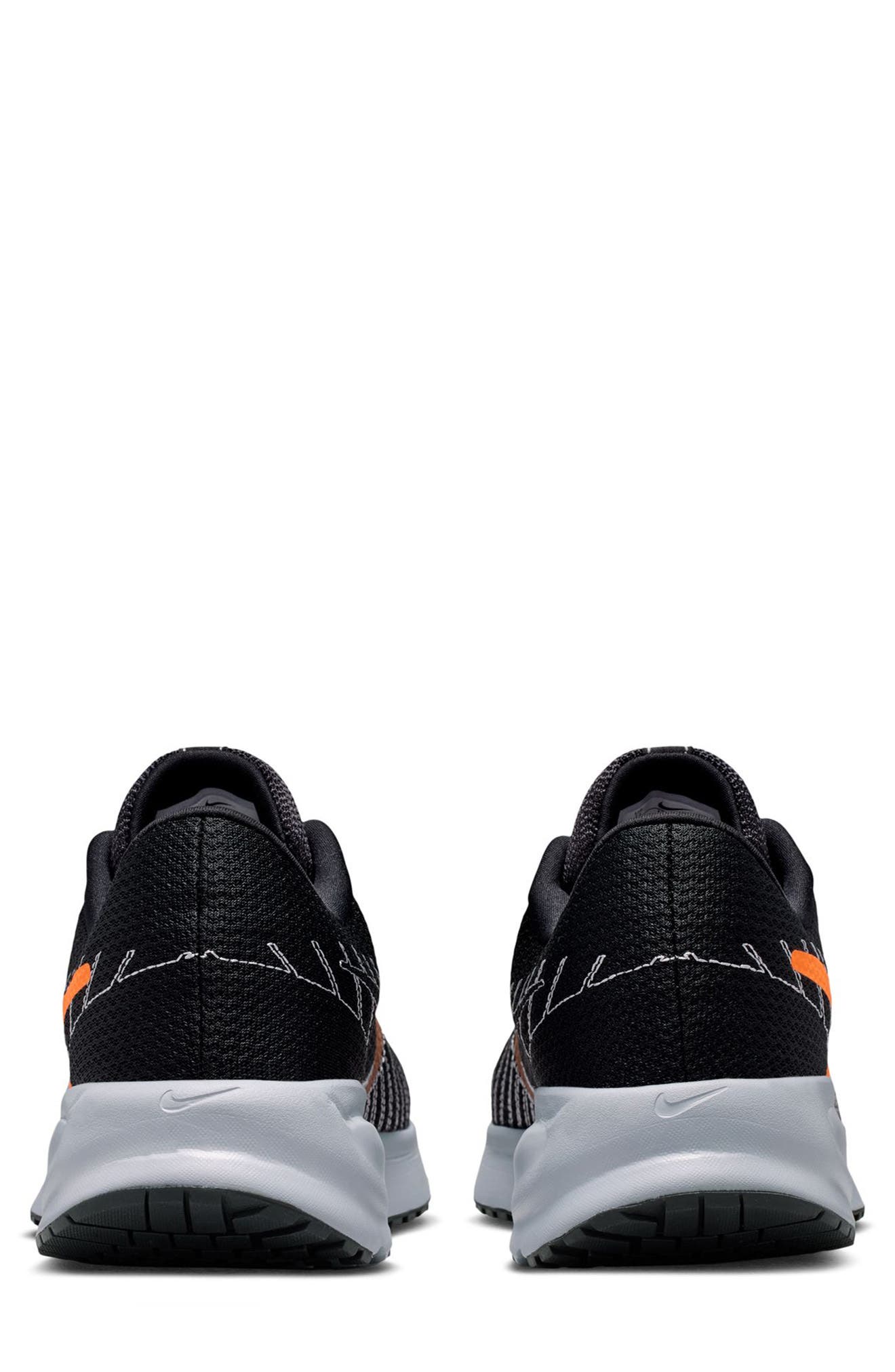 Run Defy Running Shoe, Alternate, color, BLACK/ TOTAL ORANGE