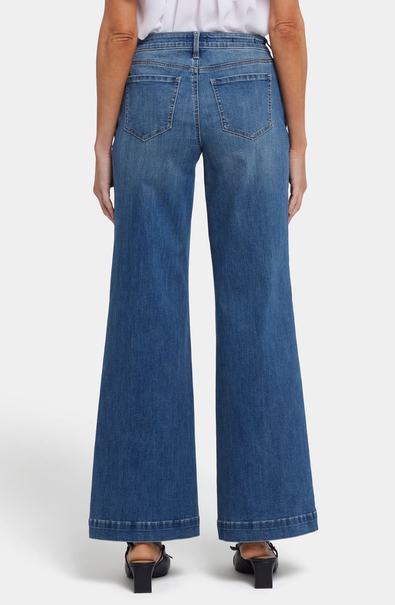 NYDJ Teresa Cool Embrace<sup>®</sup> Exposed Button Wide Leg Jeans, Alternate, color, 