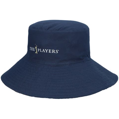 Women's Lusso Navy THE PLAYERS Alana Reversible Bucket Hat