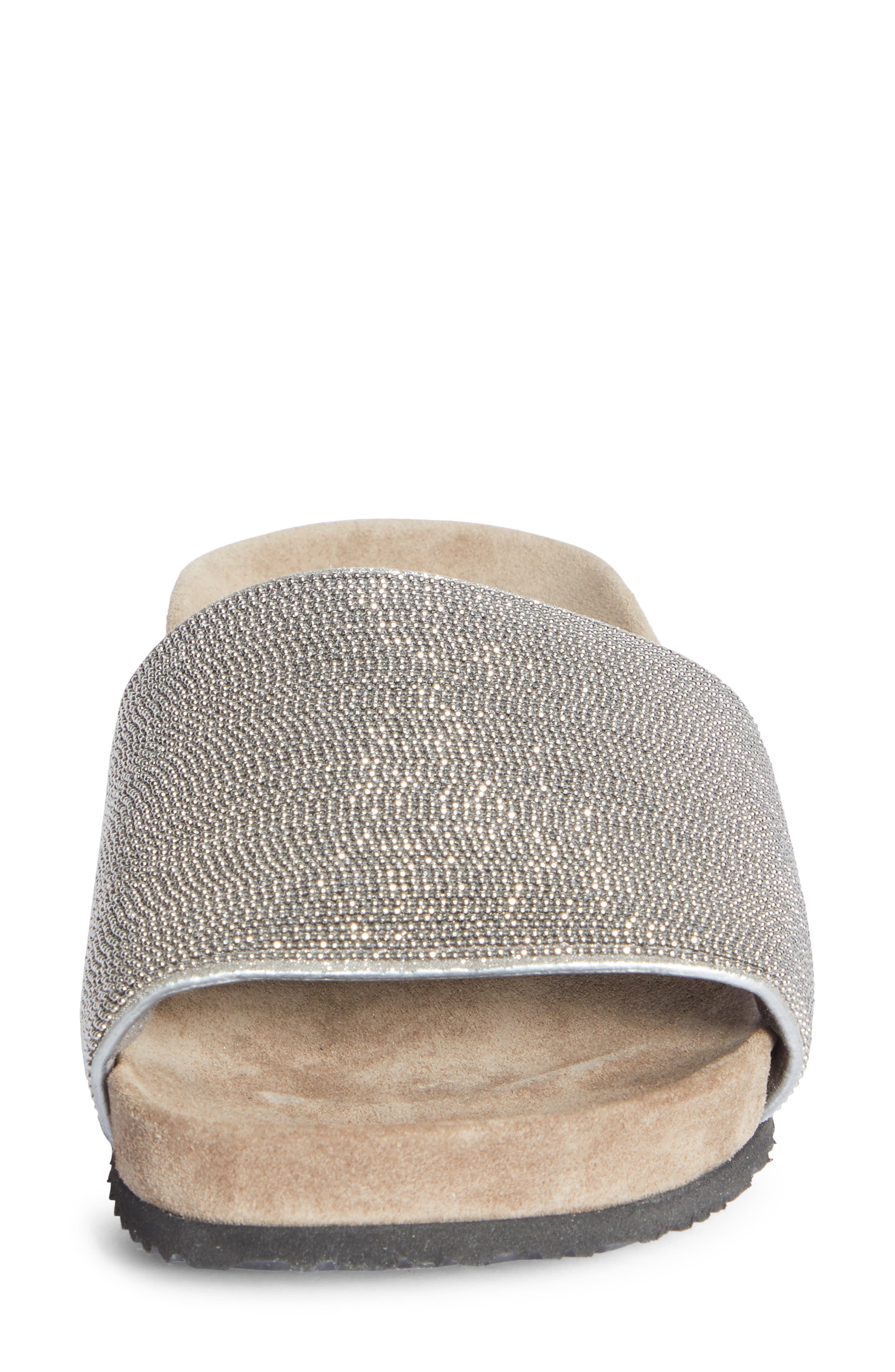 Brunello Cucinelli Monili Slide Sandal, Alternate, color, 
