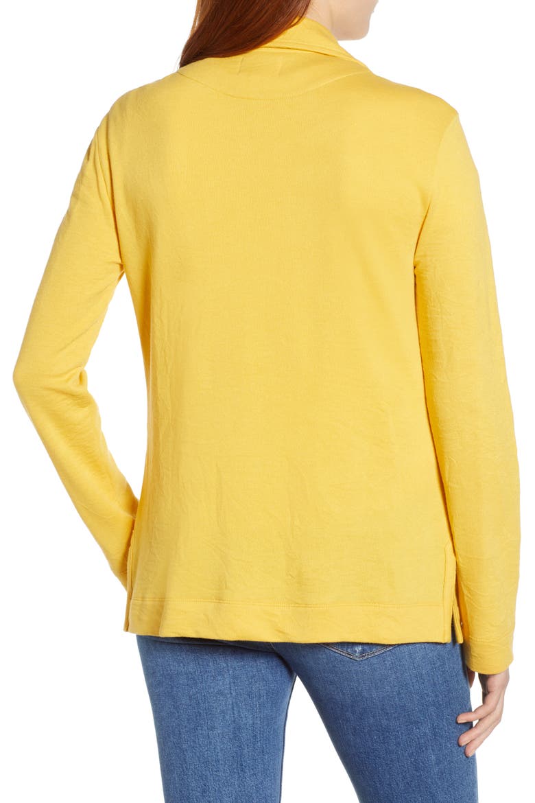 Two Pocket Knit Blazer, Alternate, color, YELLOW WHIP