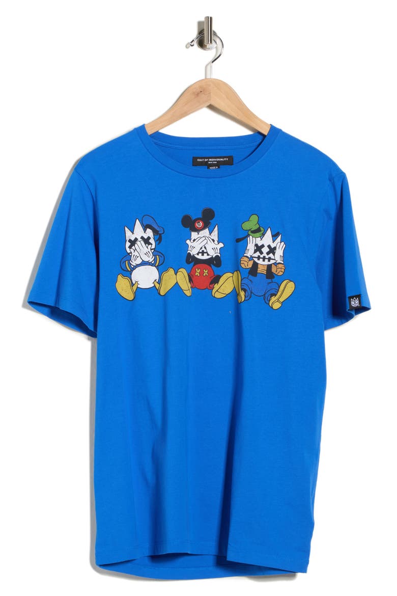 See Speak Hear Graphic Tee, Alternate, color, LAPIS BLUE