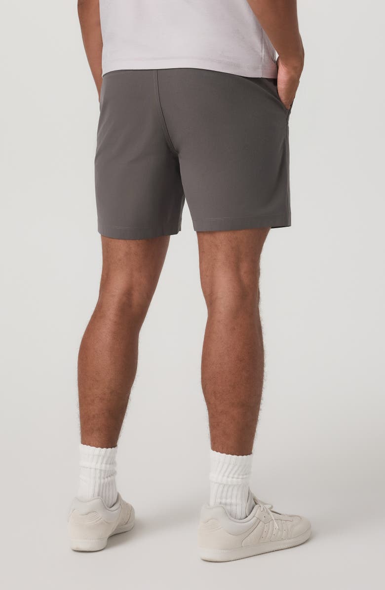 Vuori Meta 6-Inch Performance Shorts, Alternate, color, Warm Grey