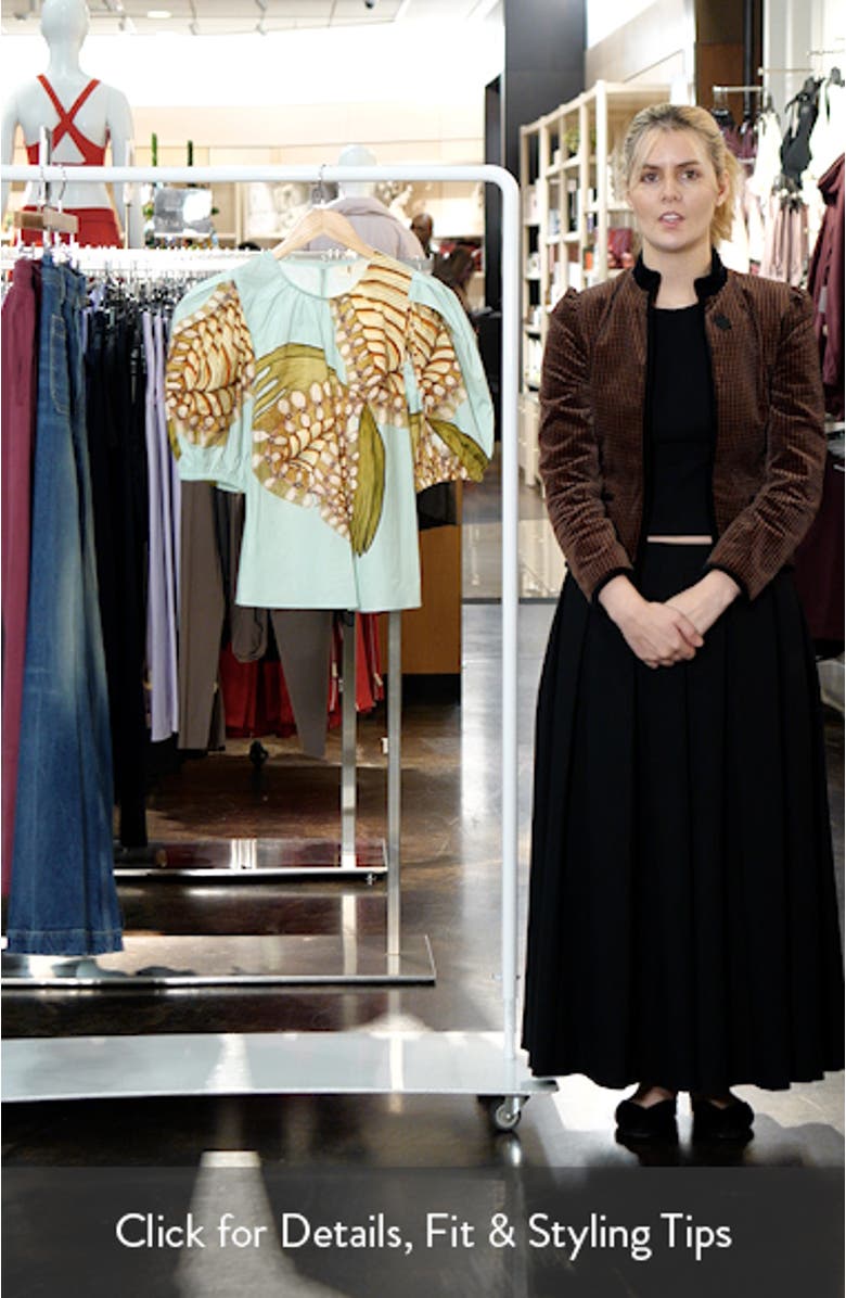 Ravena Puff Sleeve Cotton Top, sales video thumbnail