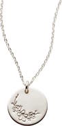 MADE BY MARY March Birth Flower Necklace