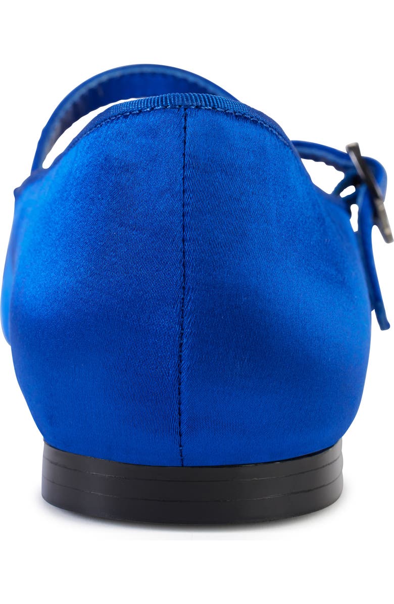 KARL LAGERFELD PARIS Veyda Pointed Toe Mary Jane Flat, Alternate, color, Cobalt