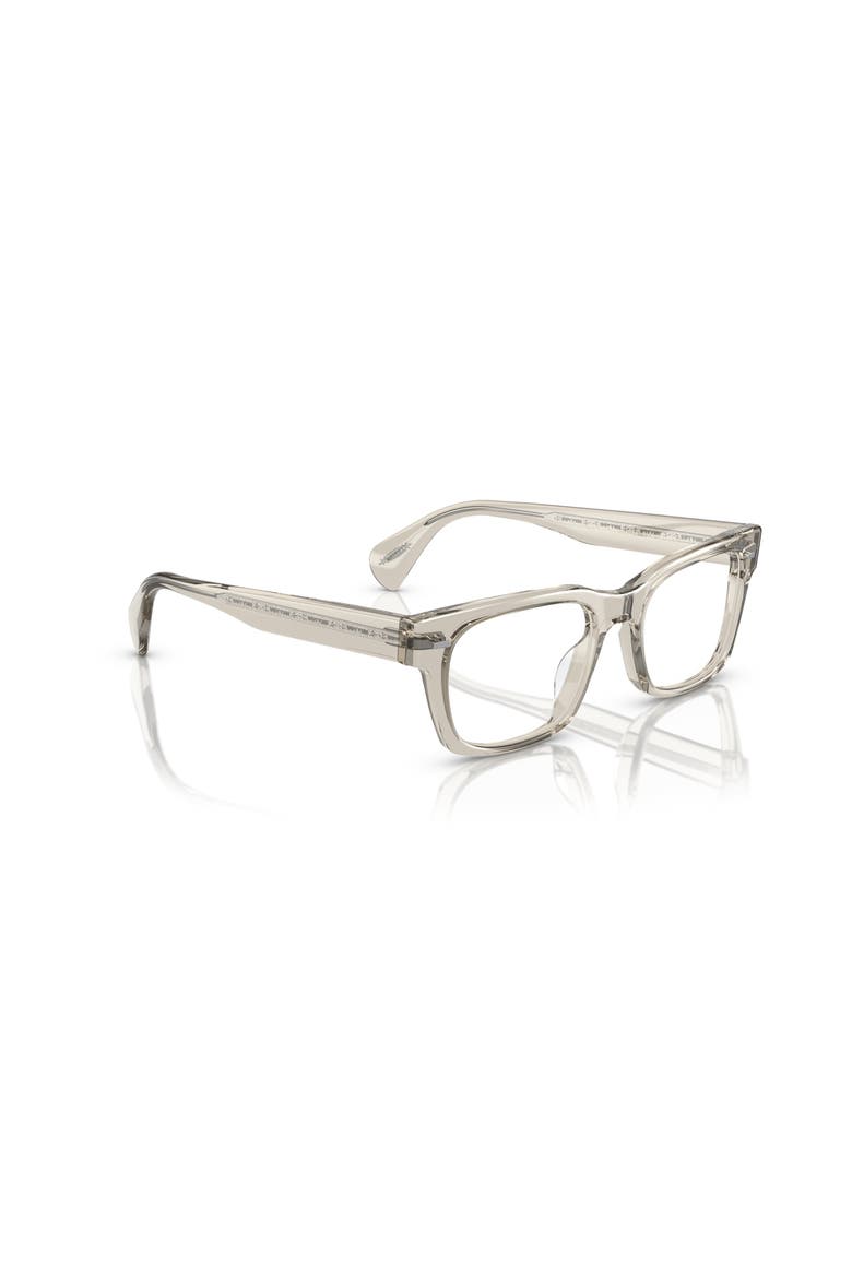 54mm Square optical glasses, Alternate, color, Grey