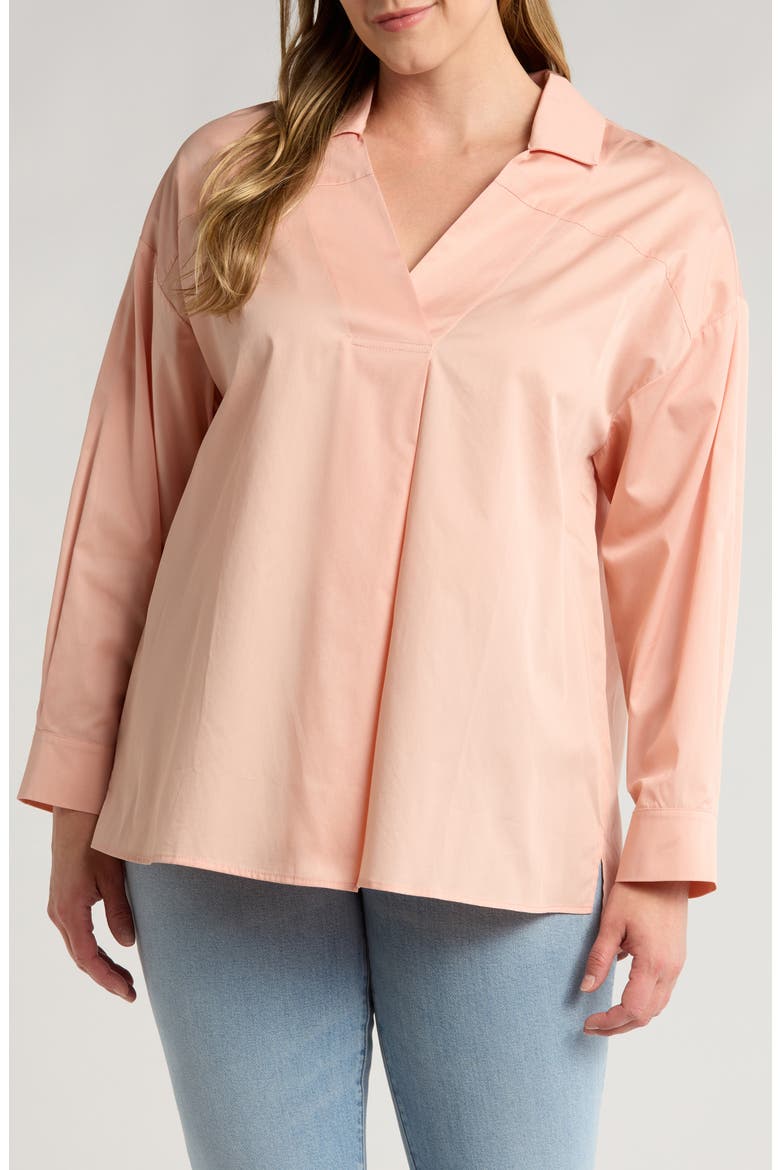 Nyah Cotton Tunic Top, Main, color, ROSE CLOUD