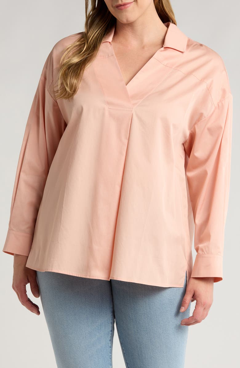 HARSHMAN Nyah Cotton Tunic Top, Main, color, 