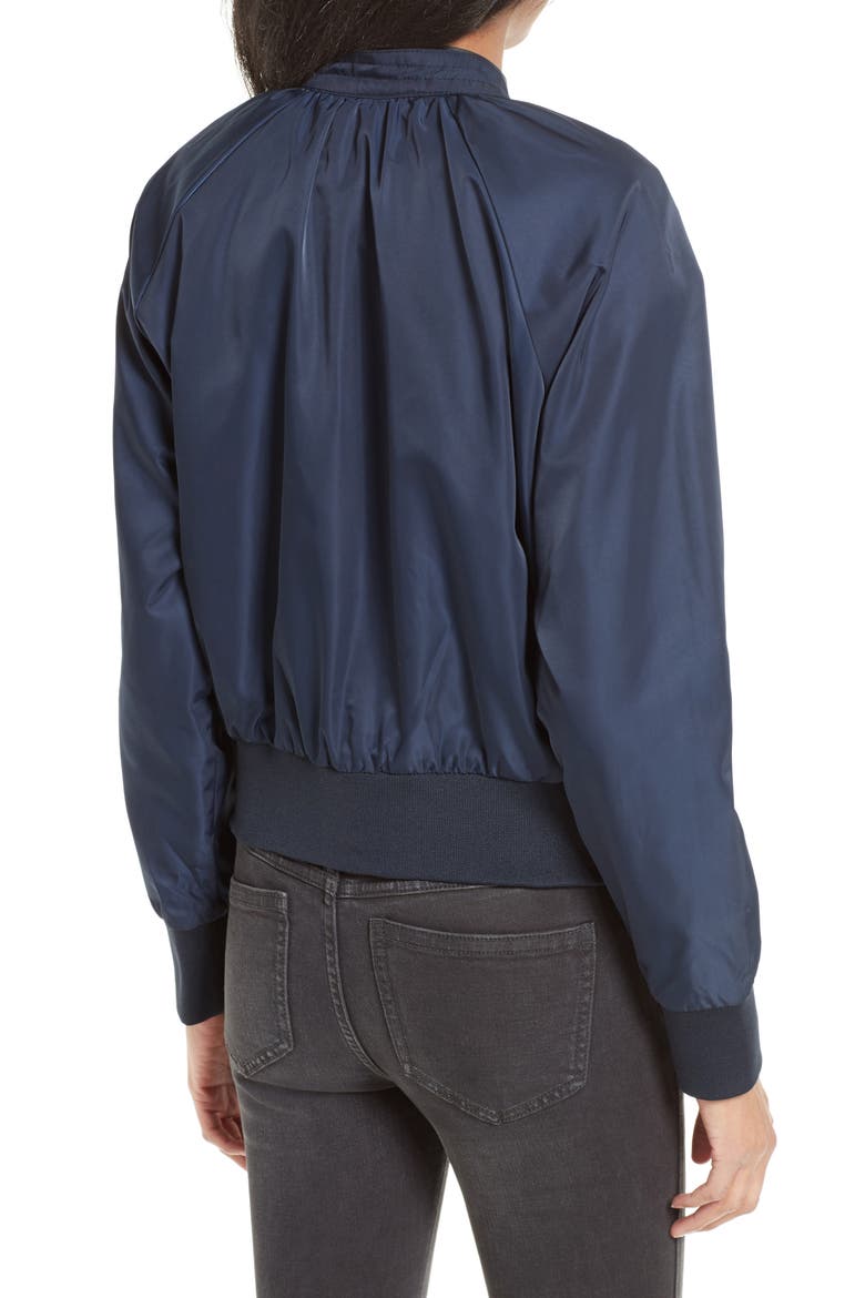 Midnight Bomber Jacket, Alternate, color, NAVY