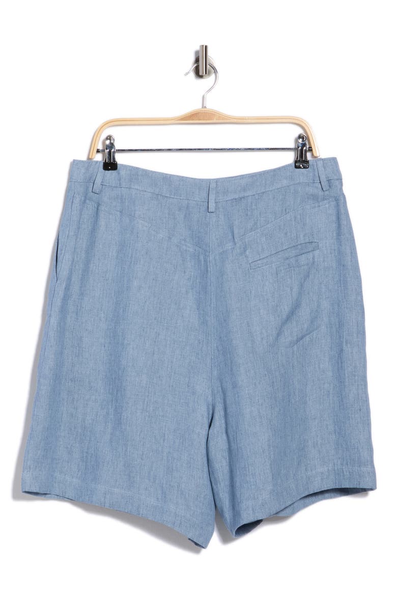 Fisher Cotton Shorts, Alternate, color, LIGHT INDIGO