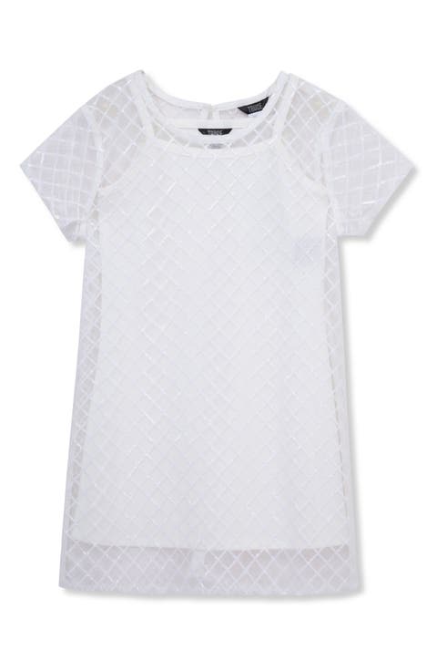 Kids' Sequin Mesh Dress (Big Kid)