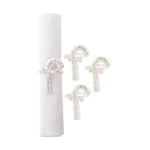 Candy Cane Napkin Ring, Set of 4