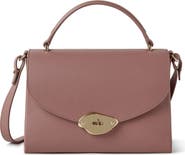 Mulberry Lana High Gloss Leather Top Handle Bag