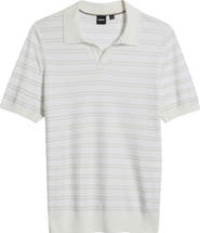 BOSS H-Narciso Stripe Johnny Collar Polo