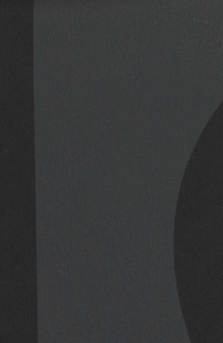 TOTEME Logo One-Piece Swimsuit, Alternate, color, Black Monogram