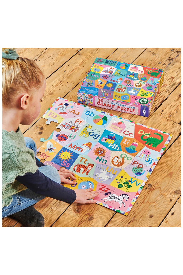 Alphabet 36-Piece Giant Puzzle, Alternate, color, MULTI