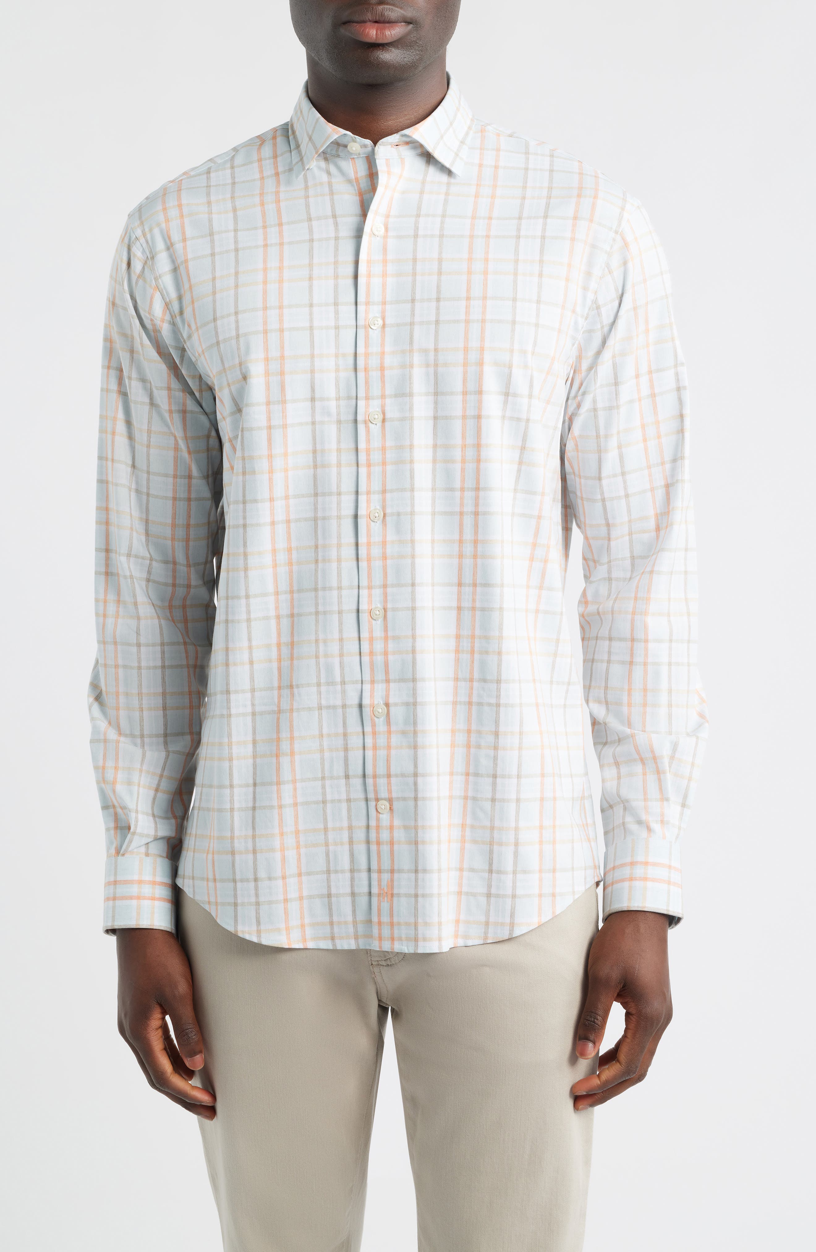 Texel Open Check Everyday Performance Button-Up Shirt