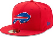 New Era Men's New Era Red Buffalo Bills Omaha 59FIFTY Fitted Hat