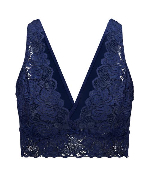 Adore Me Livi Unlined Bralette Bra In Blue