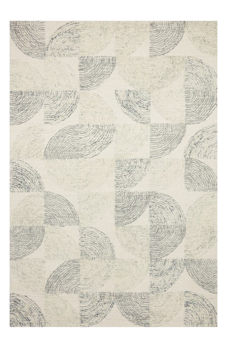 LOLOI Milo Collection Rug - Slate/Denim - 8' x 10', Main, color, 