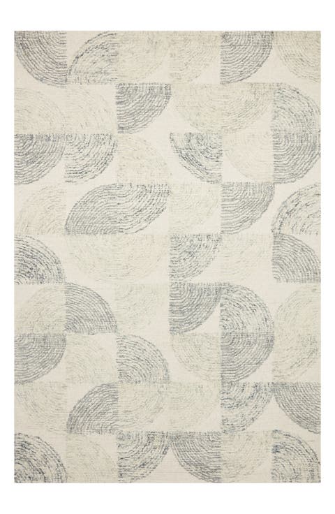 Milo Collection Rug - Slate/Denim - 8' x 10'