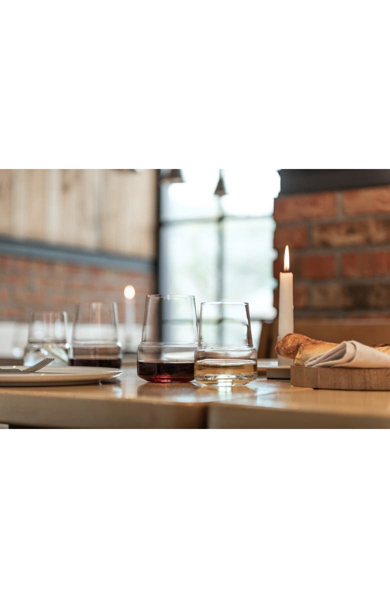 Fortessa Level Set of 2 Red Wine Glasses, Alternate, color, Clear