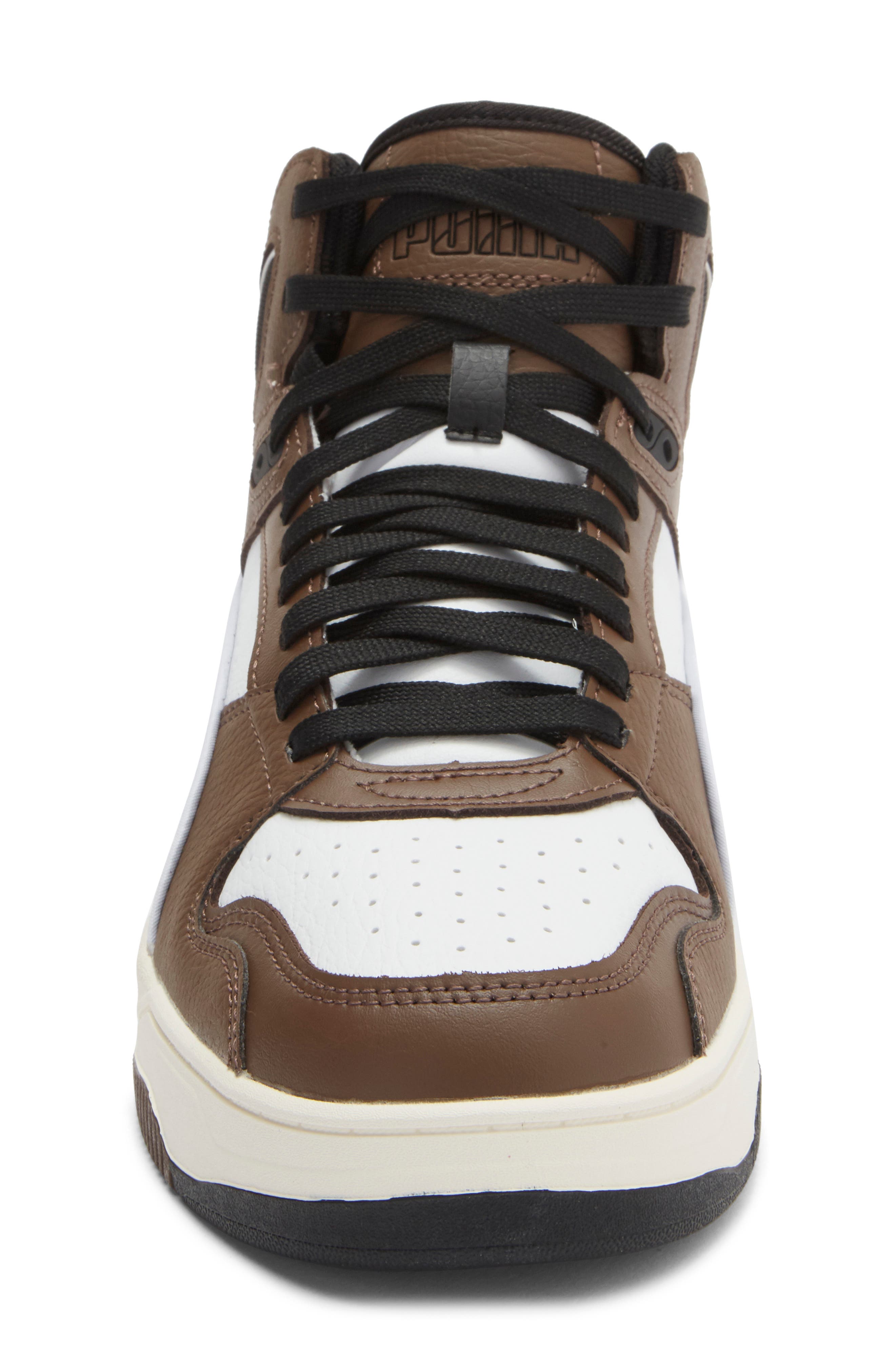 PUMA RBD Break Mid Top Sneaker, Alternate, color, Puma White/ Puma Black/ Bronze