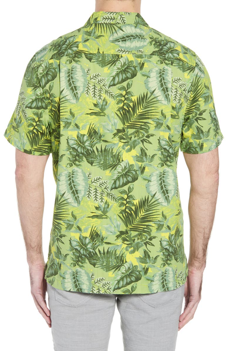 Tommy Bahama Selva Shores Silk Blend Performance Camp Shirt, Alternate, color,