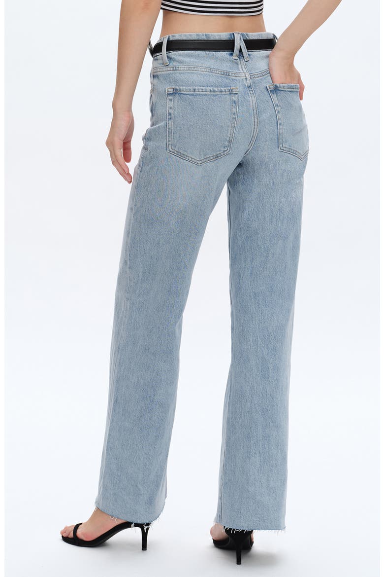 Kala High Waist Wide Leg Jeans, Alternate, color, SPARKLE