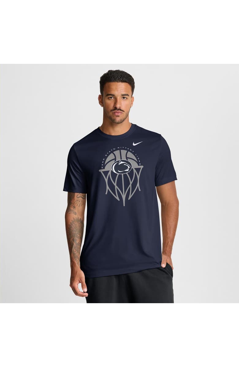 Nike Men's Nike Navy Penn State Nittany Lions Basketball Icon Legend Dri-FIT T-Shirt, Main, color, Navy