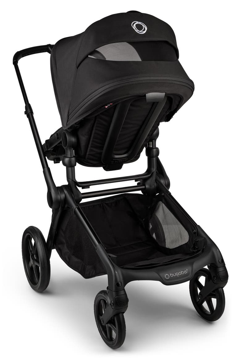 Kangaroo Single-to-Double Stroller with Bassinet, Alternate, color, BLACK