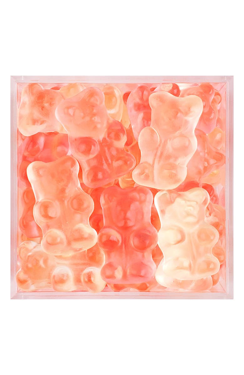 sugarfina Champagne Bears Small Candy Cube, Alternate, color, 