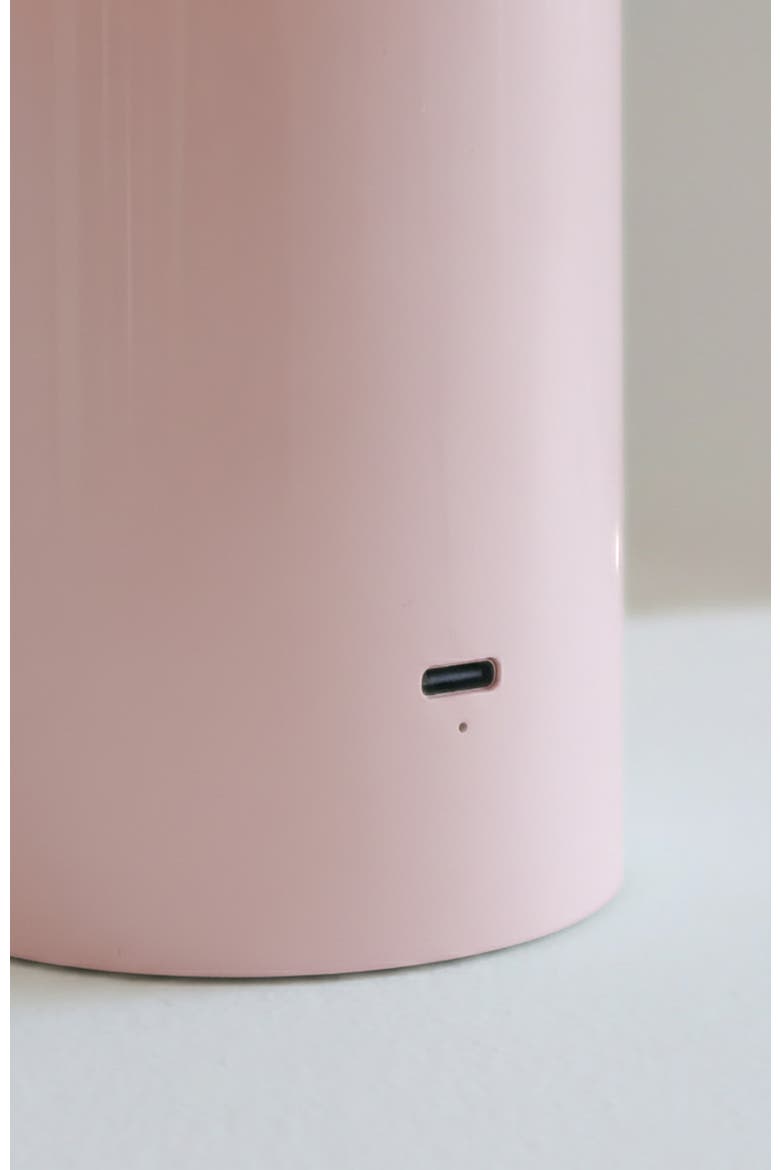 Celia 10" Portable Touch-Controlled Outdoor Patio Mushroom Table Lamp, Alternate, color, Pink