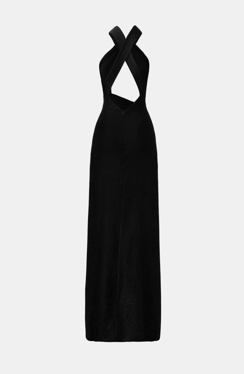 OW Collection ISA Maxi Dress, Alternate, color, Black