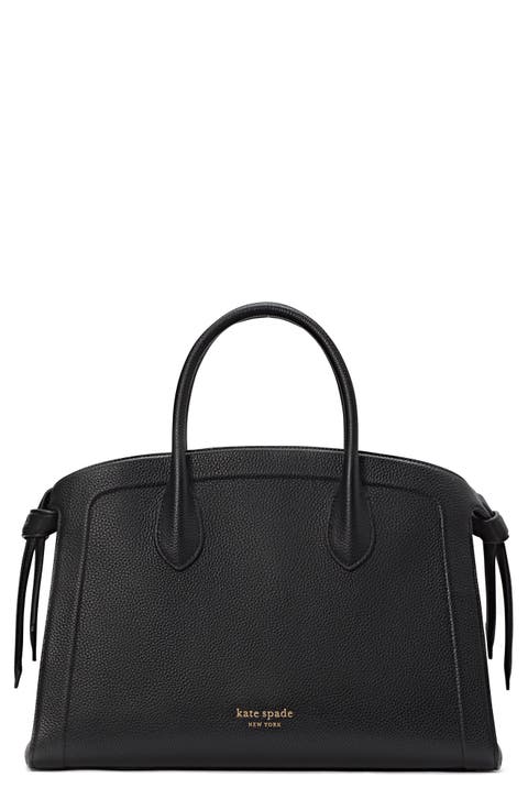 knott large zip top satchel bag