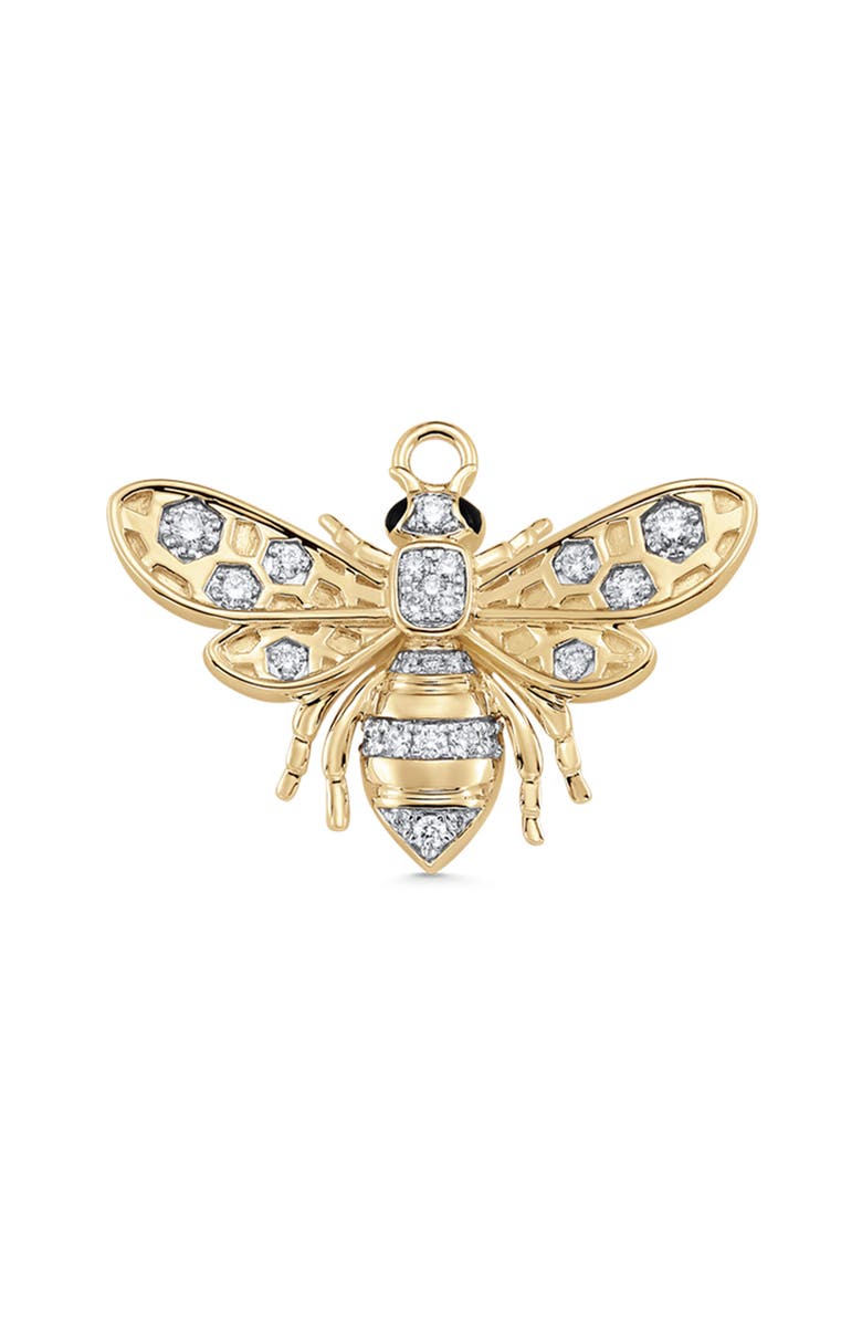 Sara Weinstock Queen Bee Diamond Pendant, Main, color, Yellow Gold