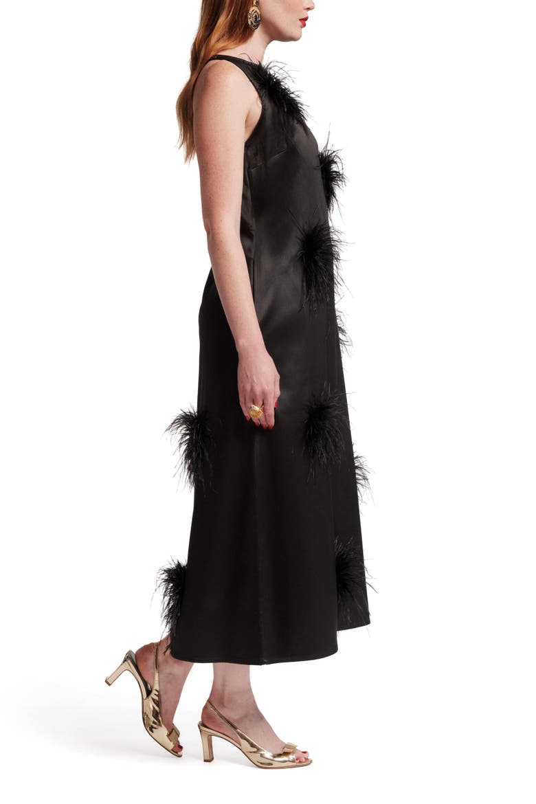 Francesca Maxi Dress, Alternate, color, Black